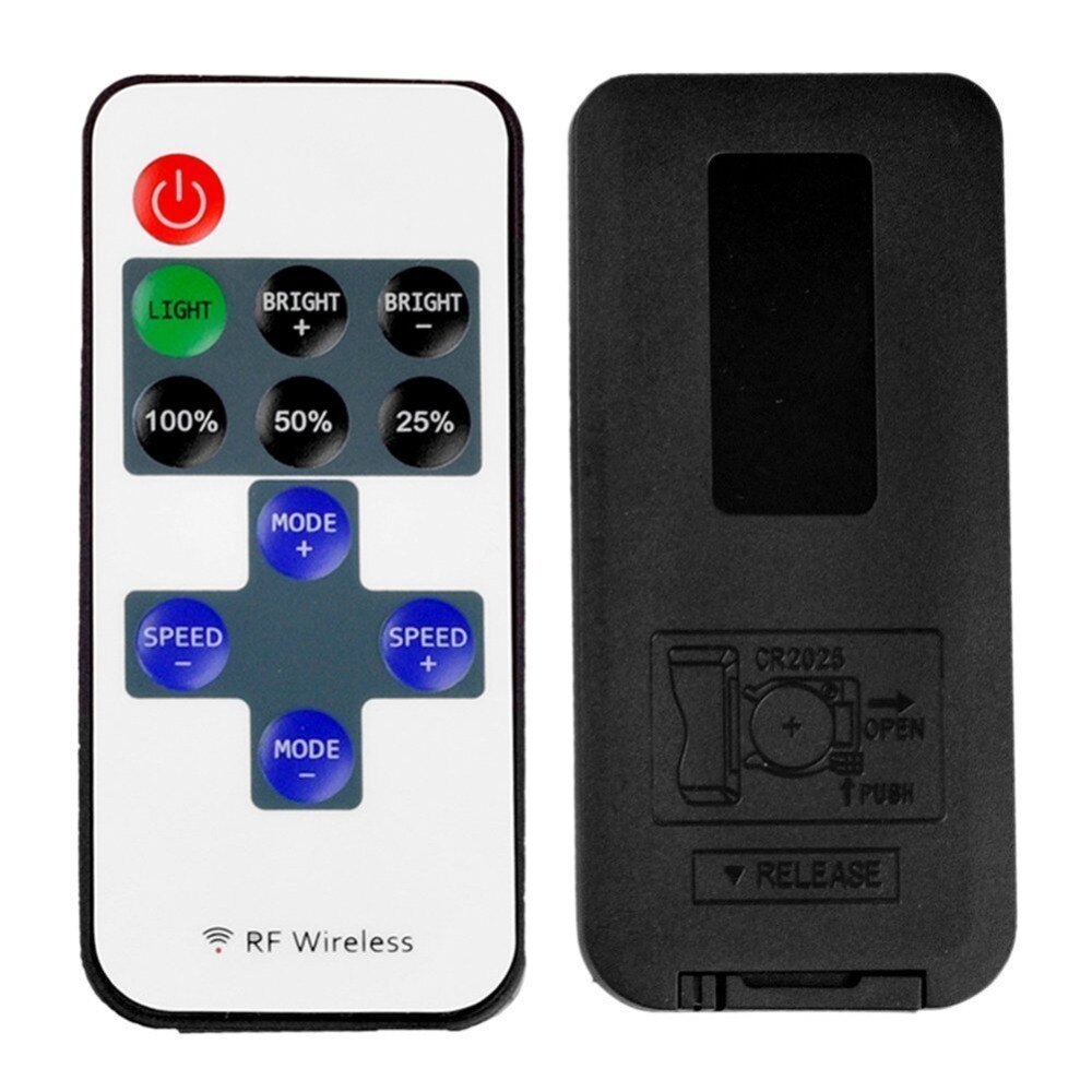 1Pc Mini RF Wireless Led Remote Controller Led Dimmer Controller For Single Color Light Strip SMD5050/3528/5730/5630/3014