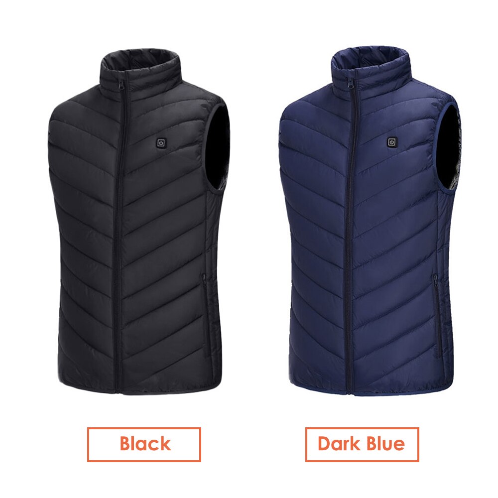 Elektrische Verwarmde Vest Mannen Vrouwen Verwarming Vest Thermische Warme Kleding Usb Verwarmde Outdoor Vest Winter Verwarmde Jas