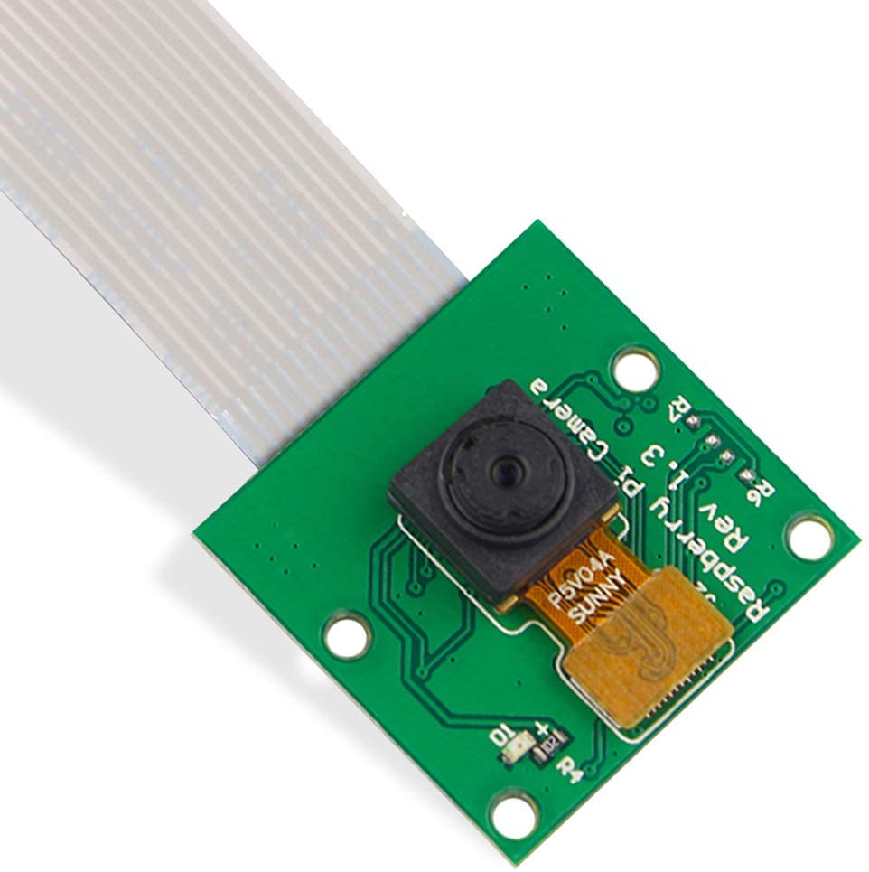Raspberry Pi 3 B+ Case Supporting Camera Installation with Heatsinks Case Holder for Raspberry Pi 3 Model: only Camera 