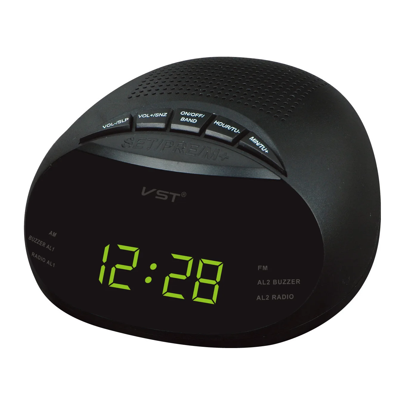 Clock Controlled AM FM Dual Channel LED Radio Alarm Clock Plug in Clock Radio Double Alarm Clock Consumer Electronics
