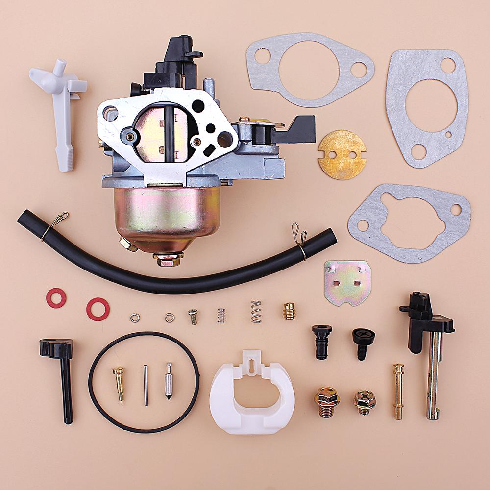 Carburetor For Honda GX390 13HP Carb Gasket Choke Rod Fuel Line Repair Kit