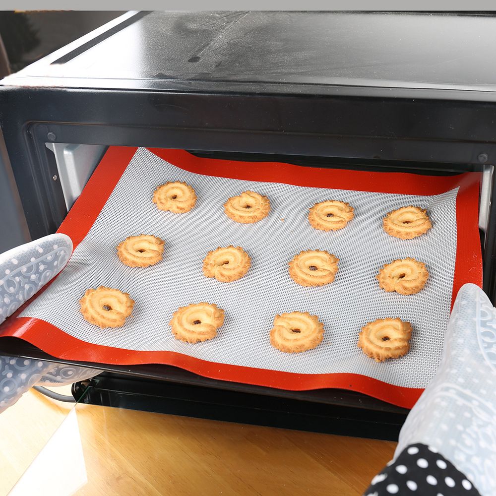 Non-stick Siliconen Bakken Mat Pad Bakplaat Glasvezel Rolling Deeg Mat Grote Maat voor Cake Cookie Macaron keuken Gereedschap