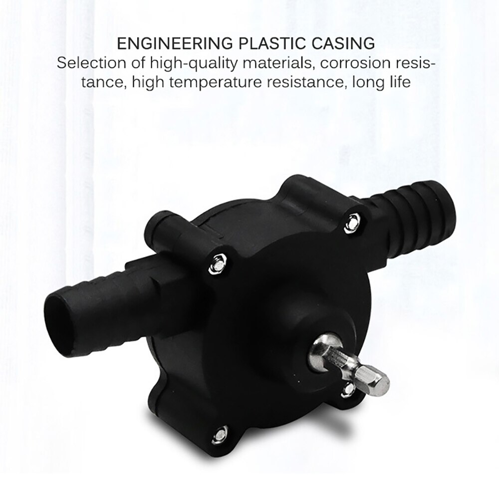 Oil Fluid Water Pump Portable Electric Drill Pump Self Priming Transfer Oil Fluid Water Pump Shank For Electric Drill