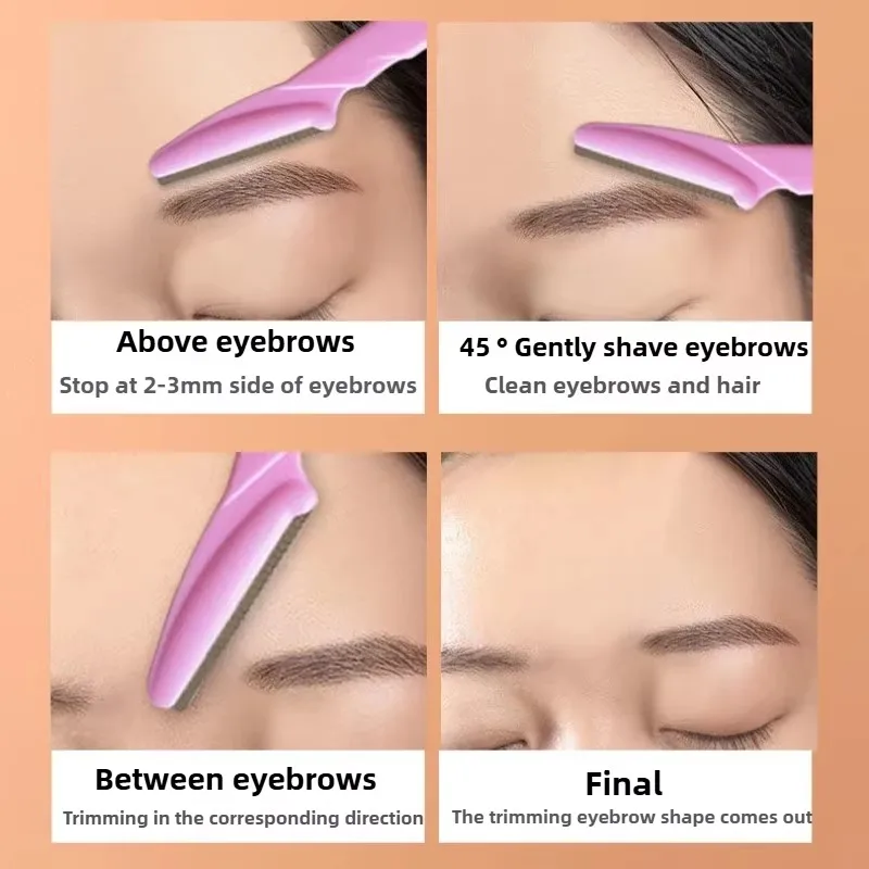 Neuer Augenbrauenrasierer und Gesichtsrasierer für Frauen, Mehrzweck-Peeling-Dermaplaning-Werkzeuge mit Präzisionsabdeckung, Sicherheit und Schönheit