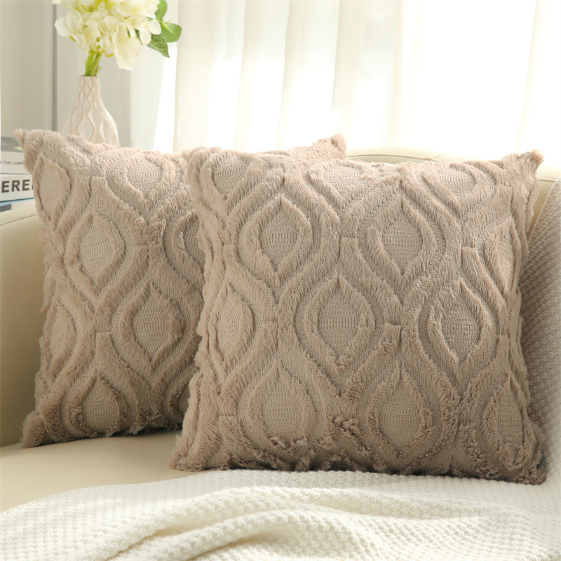 Olanly putetrekk 45 x 45cm mykt plysjputetrekk til sofa putetrekk bomull hjemmedekor sofa putetrekk 50 x 50