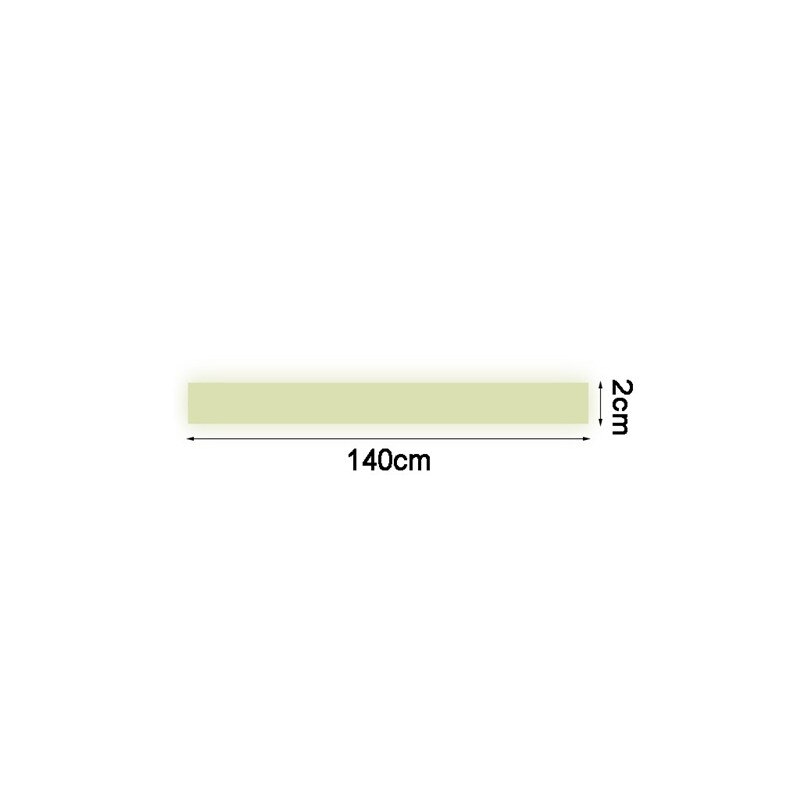 Självlysande band väggdekaler tejp baseboard band band glöd i mörkret dekaler hem vardagsrum sovrum gör det själv dekoration: 2 x140cm