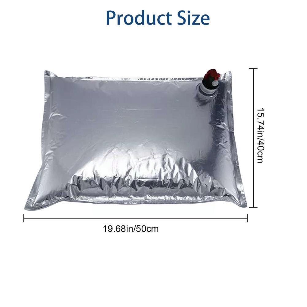 Sac d'eau aluminisé 10l S8k2, boîte à boisson, sac à fruits, rangement de vin, bouteille d'eau aluminisée, 10 pièces