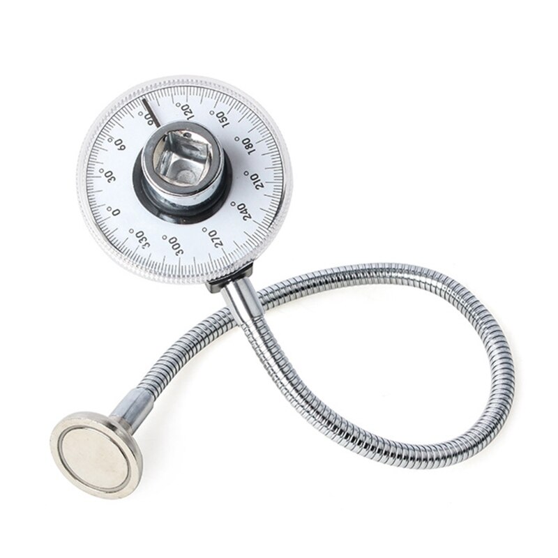 Medidor de ángulo de torsión de 1/2 pulgadas, herramienta de medición de rotación de ángulo, 360 °, ,