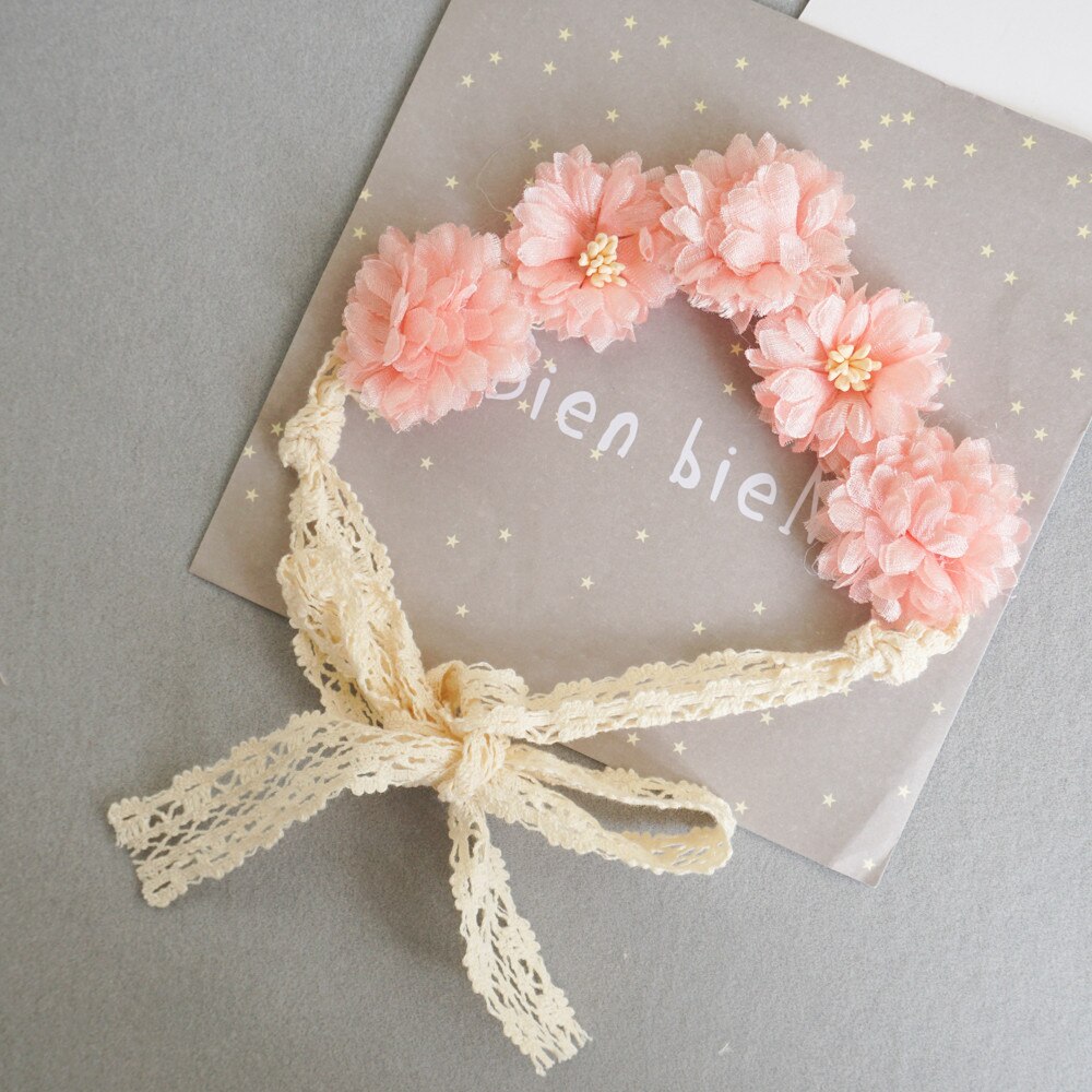 Accessori per capelli per bambini svegli fascia per capelli in pizzo con fiocco fascia per capelli in cotone per bambina accessori per fascia per capelli elastici per bambina appena nata bebes: 5