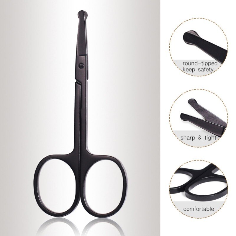3Pcs Baard Mannen Snor Kam Trimmen Grooming Schaar Kit Schaar Set Kit Voor Mannen Zorg