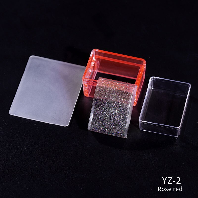 Siliconen Stamper Grote Stemple Doen Paznokci Voor Decoratie Mode Stempel Voor Nagels Diy Stamping Nail Art: gj0397-02