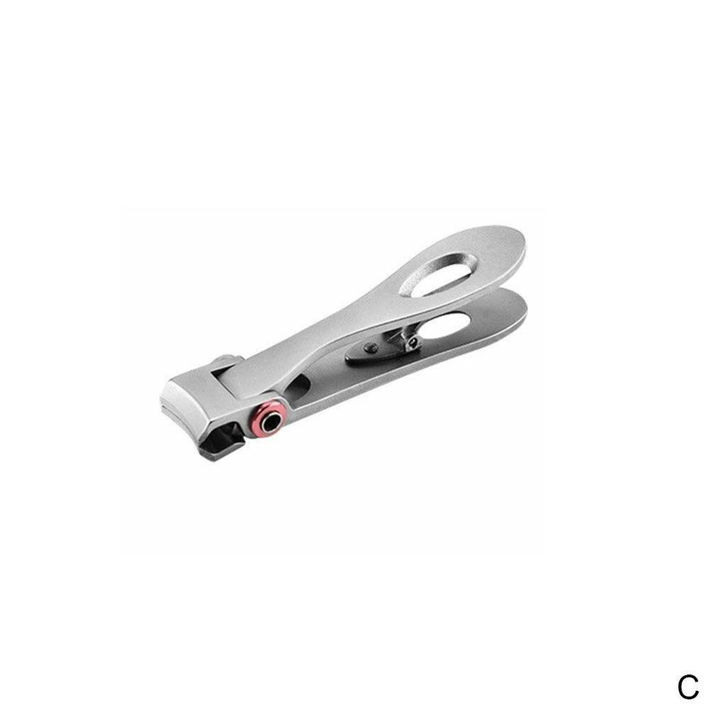 1PC acier inoxydable coupe-ongles gros ongles manucure tondeuses ongles ongle ongle pour ongle épais E0A3: small size silver