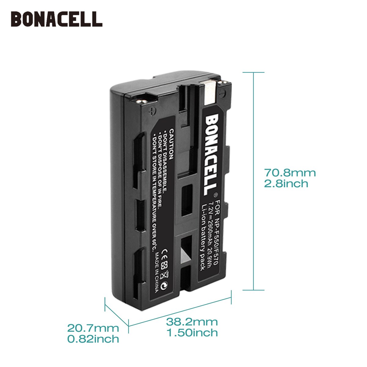 Bonacell 2900mAh NP-F550 NP F550 NP-F570 Camera Battery For Sony NP-F330 NP-F530 NP-F570 NP-F730 NP-F750 CCD-TRV81 CCD-RV100 L70