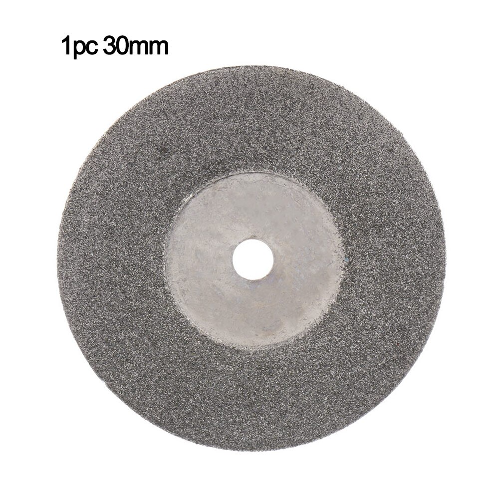 1/12 stücke 20-50mm Diamant Trennscheiben einstellen Glas Mini Jade Stein Kreissäge Klinge Schleifen schneiden Rad fliesen Schleif Dreh Werkzeug: 1pc 30mm