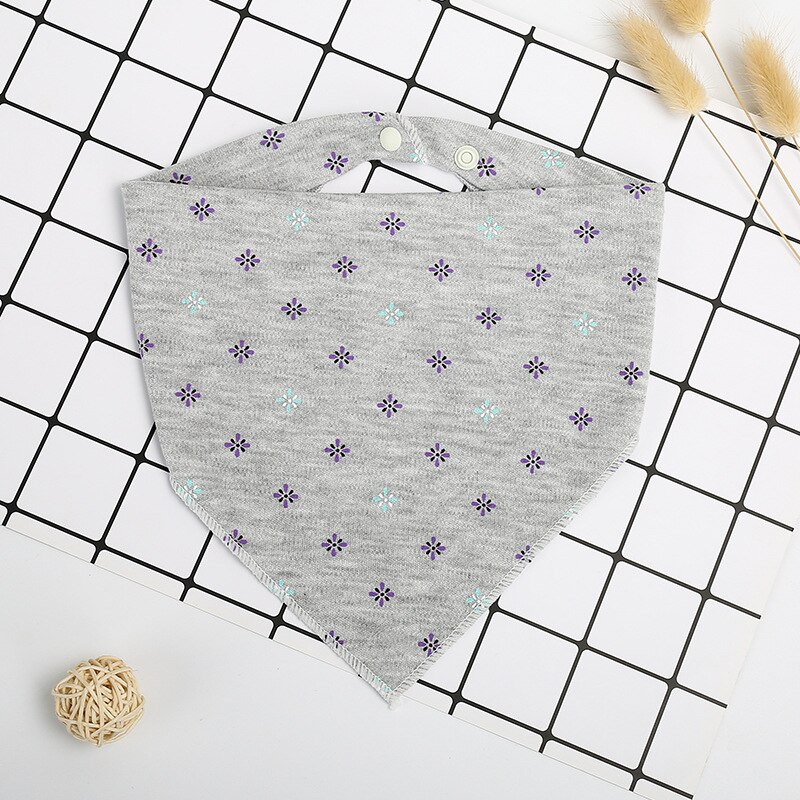 1 stuk cartoon baby katoenen speeksel handdoek baby eet slabbetje dubbele ademende baby driehoek sjaal slabbetjes baby: 10