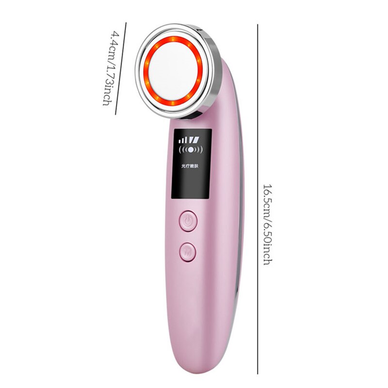 LED RF Photon thérapie peau du visage levage rajeunissement dispositif de Vibration Machine EMS Ion microcourant mésothérapie masseur