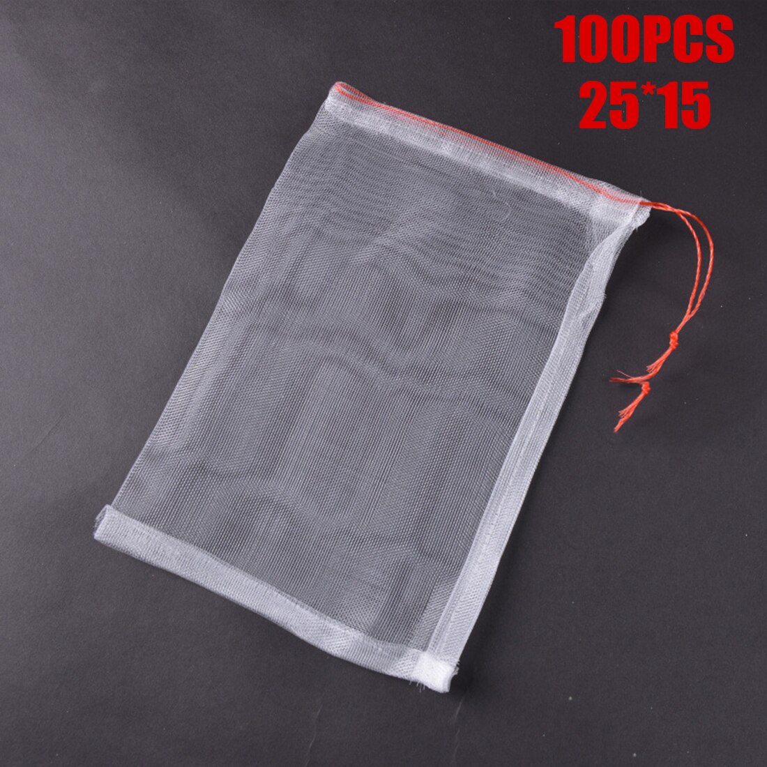 100 Pcs Fruit Vegetable Protect Net Bag Drawstring Against Insect Pest Bird For Garden Tools Yard Farm Supplies Accessories