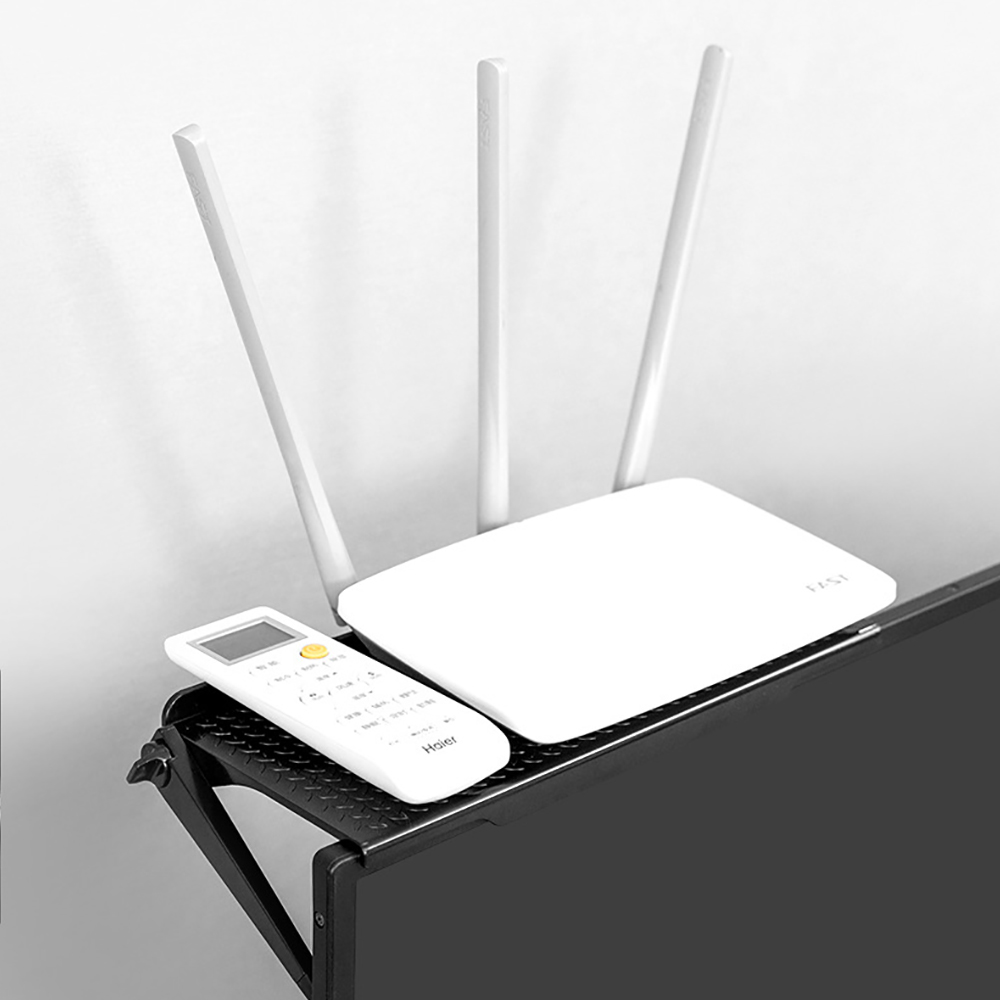 TV-scherm Top Opbergplanken Verstelbare Monitor Opbergrek Computer Desktop Display Stand TV Router Opbergrek Organizer