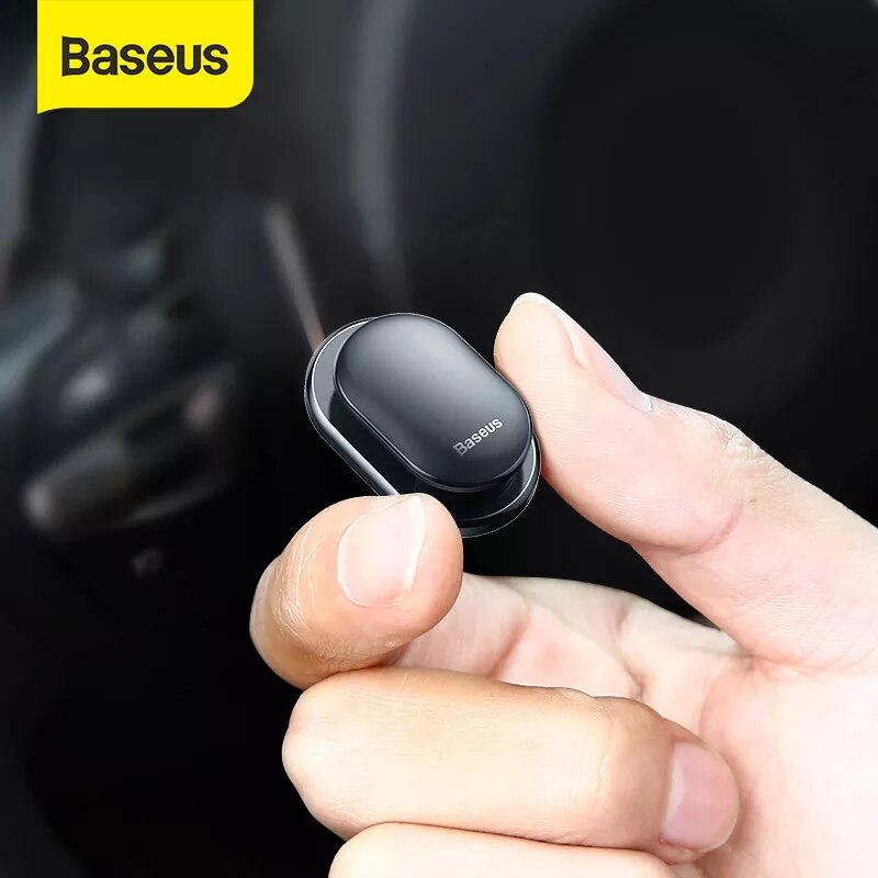 Baseus 4pz ottavino Supporto da auto Da Parete Ganci Della clip del Gancio per Il Cavo USB Auricolare Portachiavi Organizer automobile Accessori Interni
