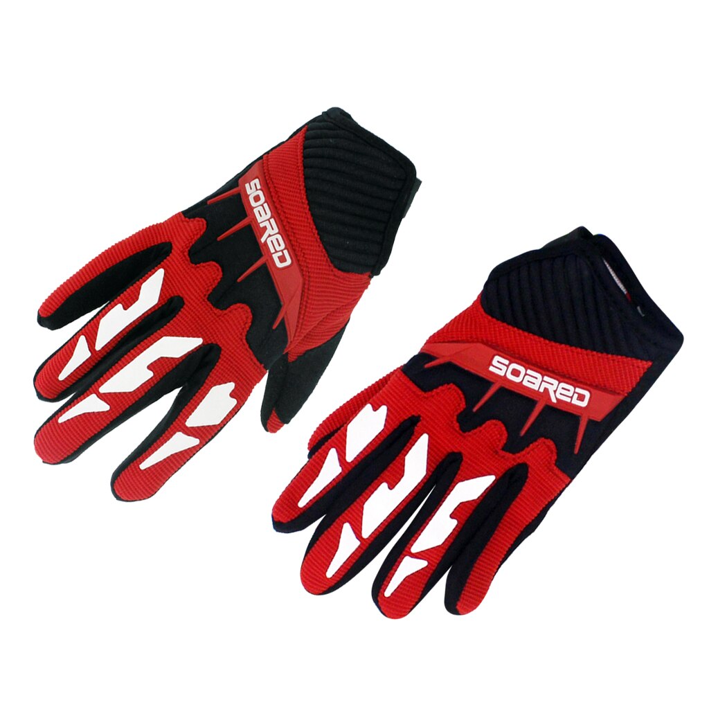 1 Paar Kids Meisjes Jongens Fietsen Schaatsen Handschoenen Ultralichte Flexibele Ademende Volledige Vinger Handschoenen Voor Fietsen Schaatsen Xxs/Xs/S/M: Red M