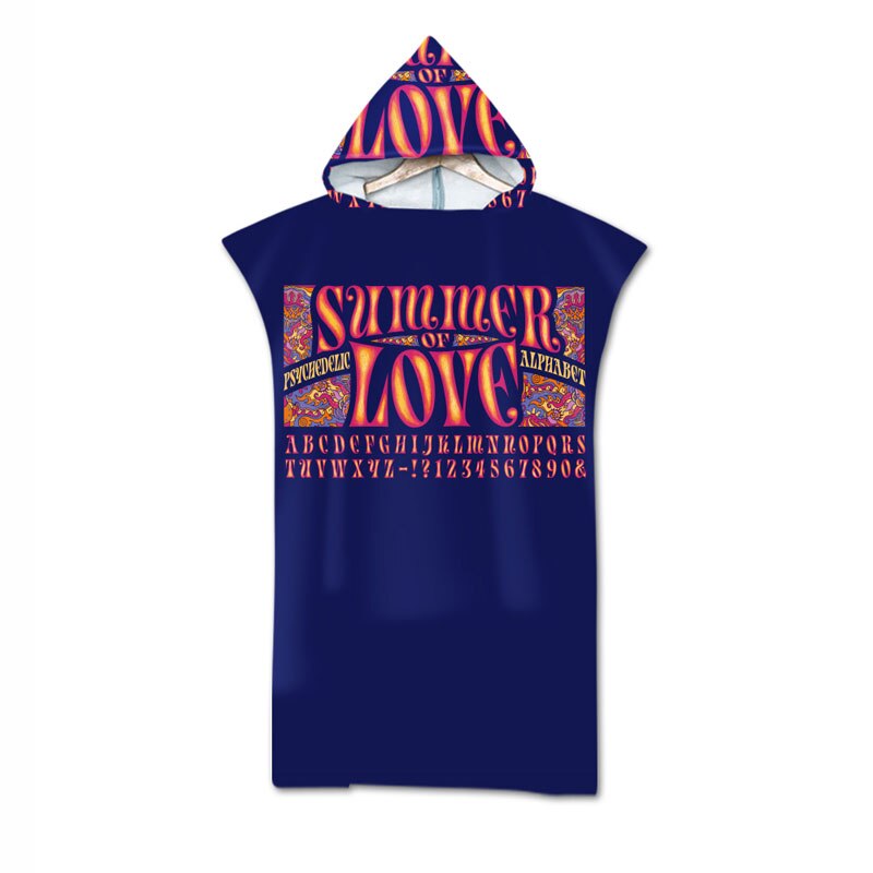 Englisch Letters Worte Mikrofaser Strand Handtuch Sommer Bad Handtücher Für Erwachsene Sport Schwimmen Pool Poncho Mit Kapuze Handtuch: Adult type 8