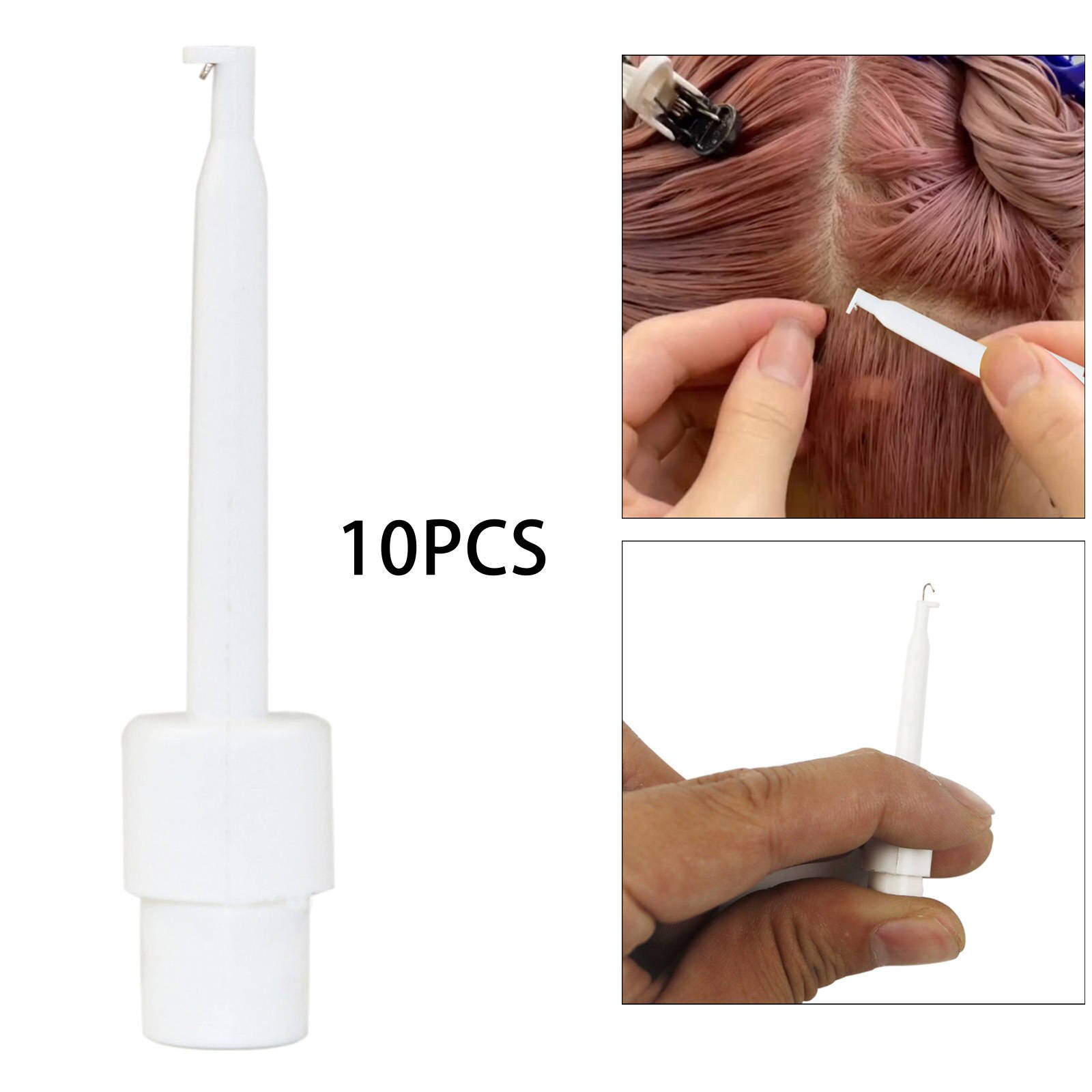 Hair Extension Tools Easy to Use Durable Pulling Needle Dreadlocks Crochet Tools Hook for Beauty Salon Hairstyle DIY Barber