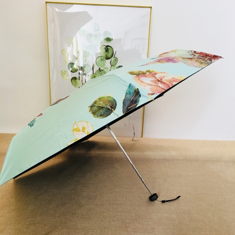 Mini Pocket Umbrella Women Sunny and Rainy Mini Folding Umbrellas 200g Small Sun Parasol Umbrella Rain Women