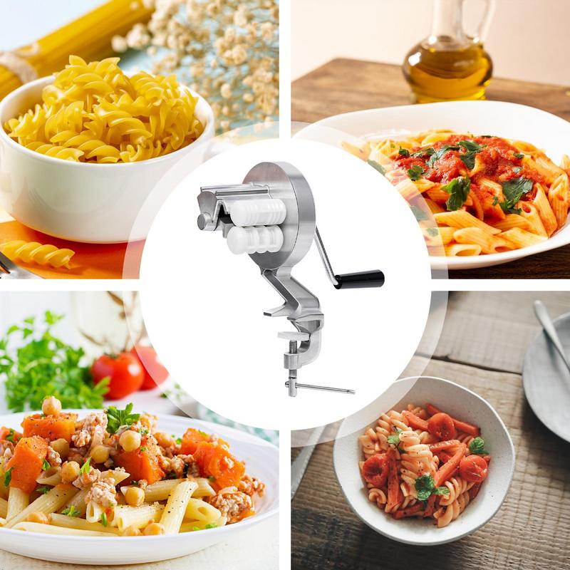 Manuelle Cavatelli Maker Maschine tragbare Makkaroni Maker manuelle Pasta Maker mit ergonomischen Handkurbel Nudeln Pressen
