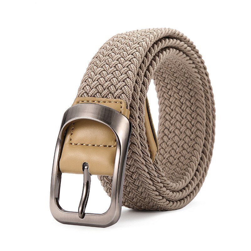 105*3.3cm unisex flettet herrebelte herrebelte uformelt jeans elastisk linning ceinture homme  a201