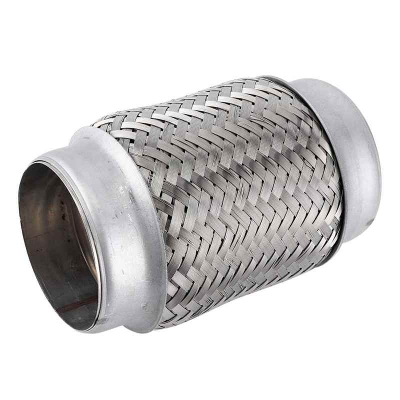 stainless pipe exhaust pipe connector Auto Stainless Steel Exhaust Flexible Pipe Repairing Replacement Tube 150x76mm/6x3in