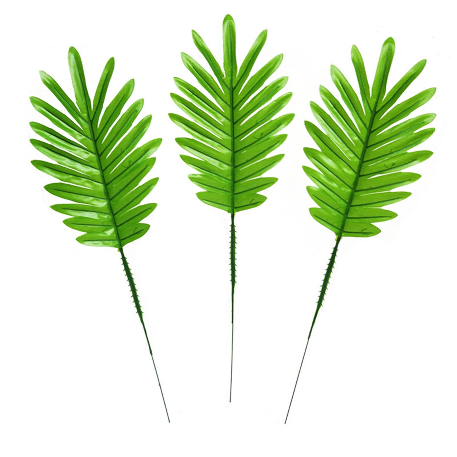 10 Stks/set Kunstmatige Gouden Kokosnoot Palm Leaf Plant Party Fotografie Decoratieve Decor Nep Planten Voor Thuis Bruiloft Decor