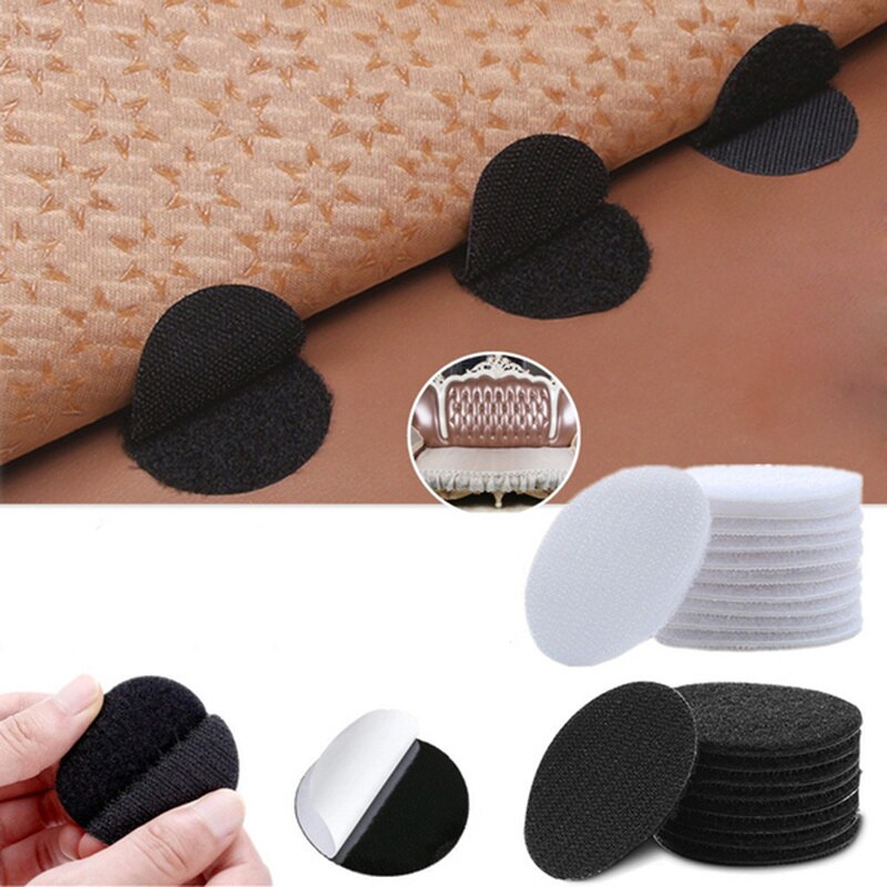 5Pair Self Adhesive Fastener Dots Household antiskid sticker Hooks and Loops Sofa carpet fastener Velcros adhesive