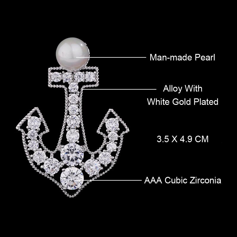 Rote bäume marken-anstecknadel brosche trendiger anker-schmuck für damen weihnachten