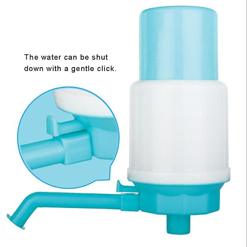 Manual Drinking Water Bottle Pump Portable Hand Pressure Plastic Removable Pipes Easy to Clean Water Dispenser Kitchen Tool
