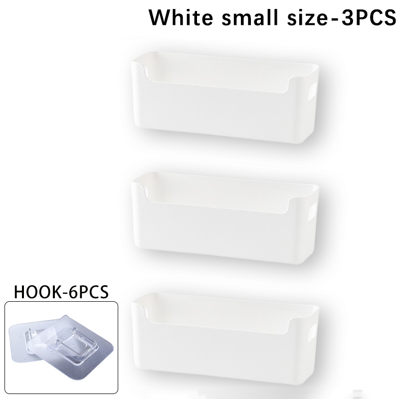 Organisateur de porte d'armoire, boîte de rangement de bureau multifonctionnelle, organisateur mural sans poinçon, organisateur de chaussettes de sous-vêtements, étagère de rangement à domicile