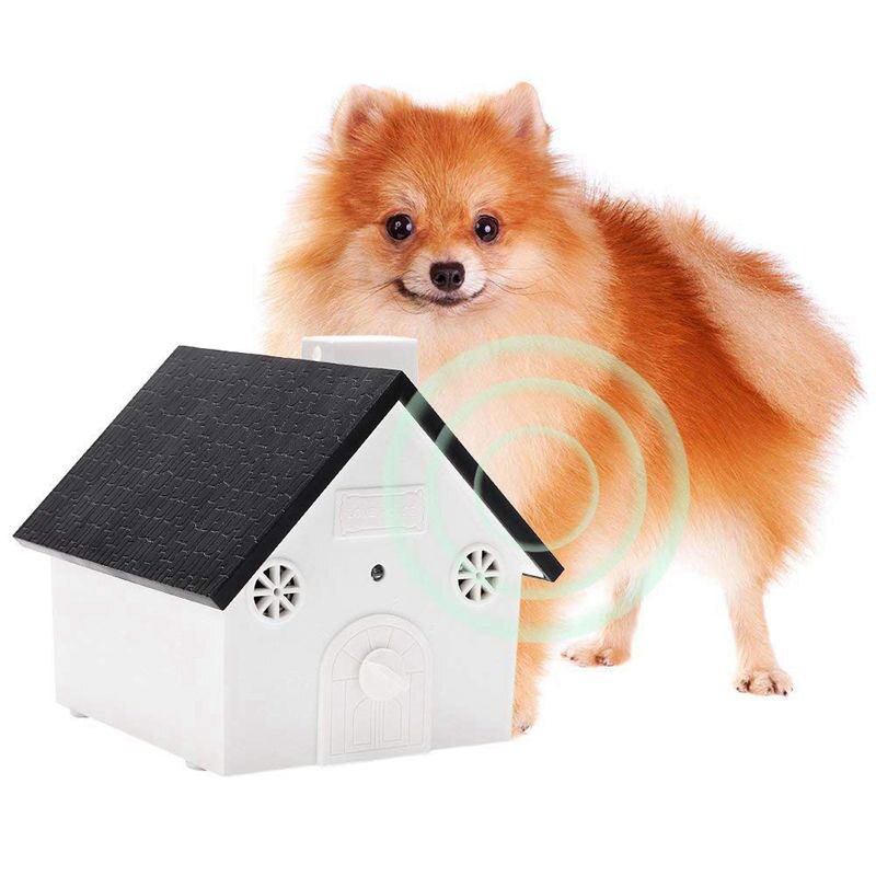 Repelente de perros ultrasónico contra el viento y la lluvia, uso interior y exterior, repelente de perros, artefacto Animal