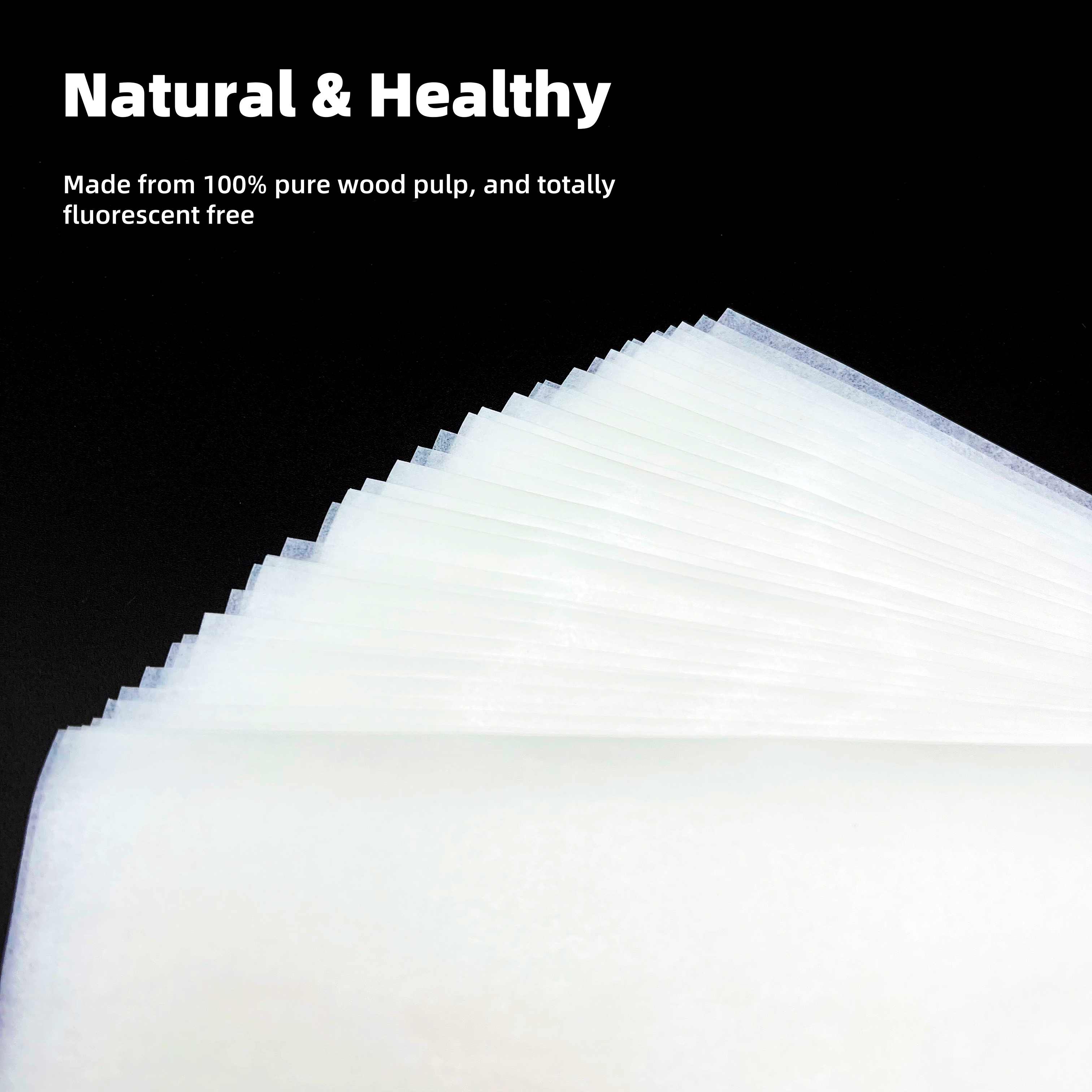 50/100 Sheets Rosin Press Paper Heating Press Pre-Cut Scrapers Friendly Parchment Paper Slick Silicone Coating on 2-Sides (52g)