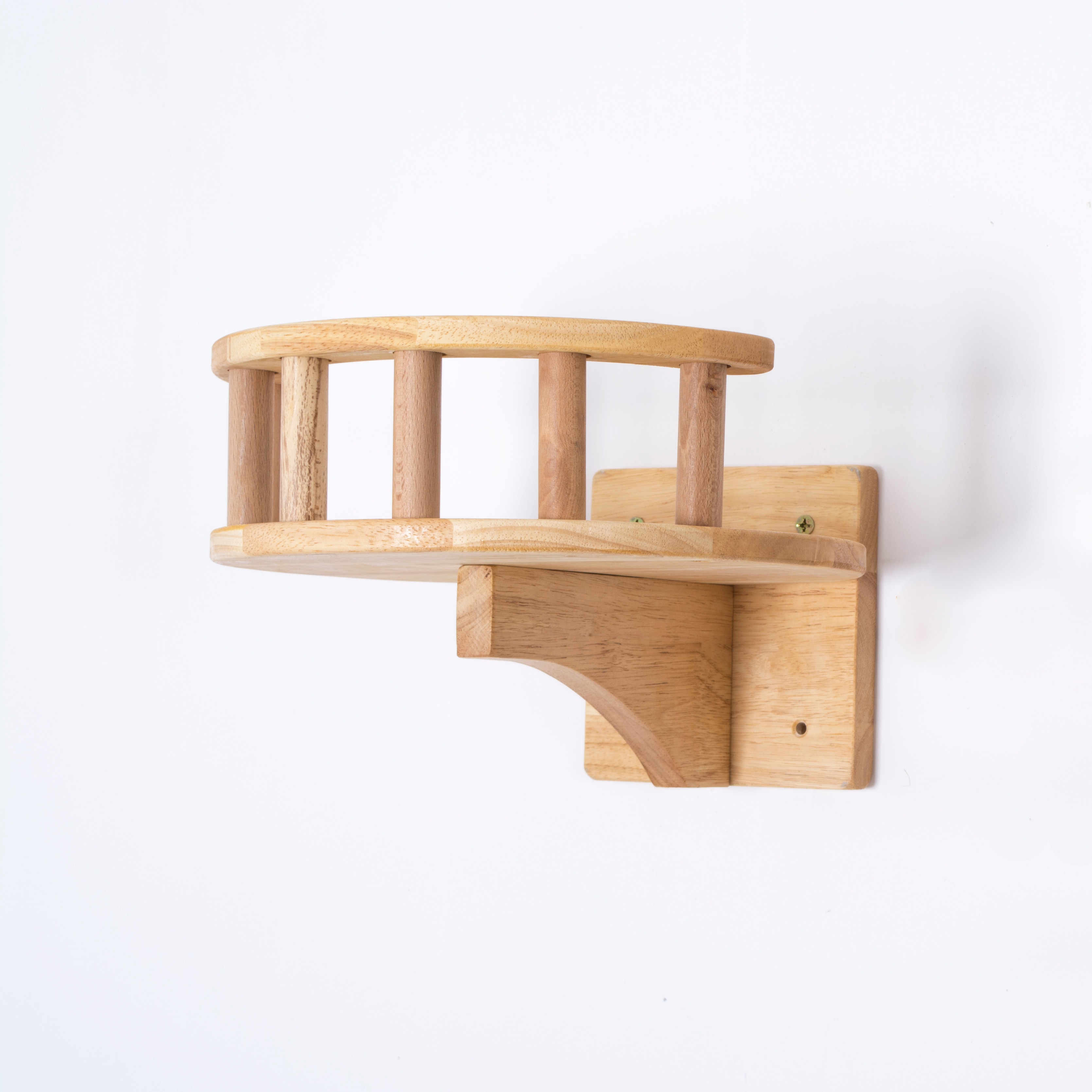 Huisdier Houten Klimrek Krabpaal Kat Muur Stappen Kat Boom Houten Huisdier Meubels Muur Gemonteerde Kitten Huis Springen frame F