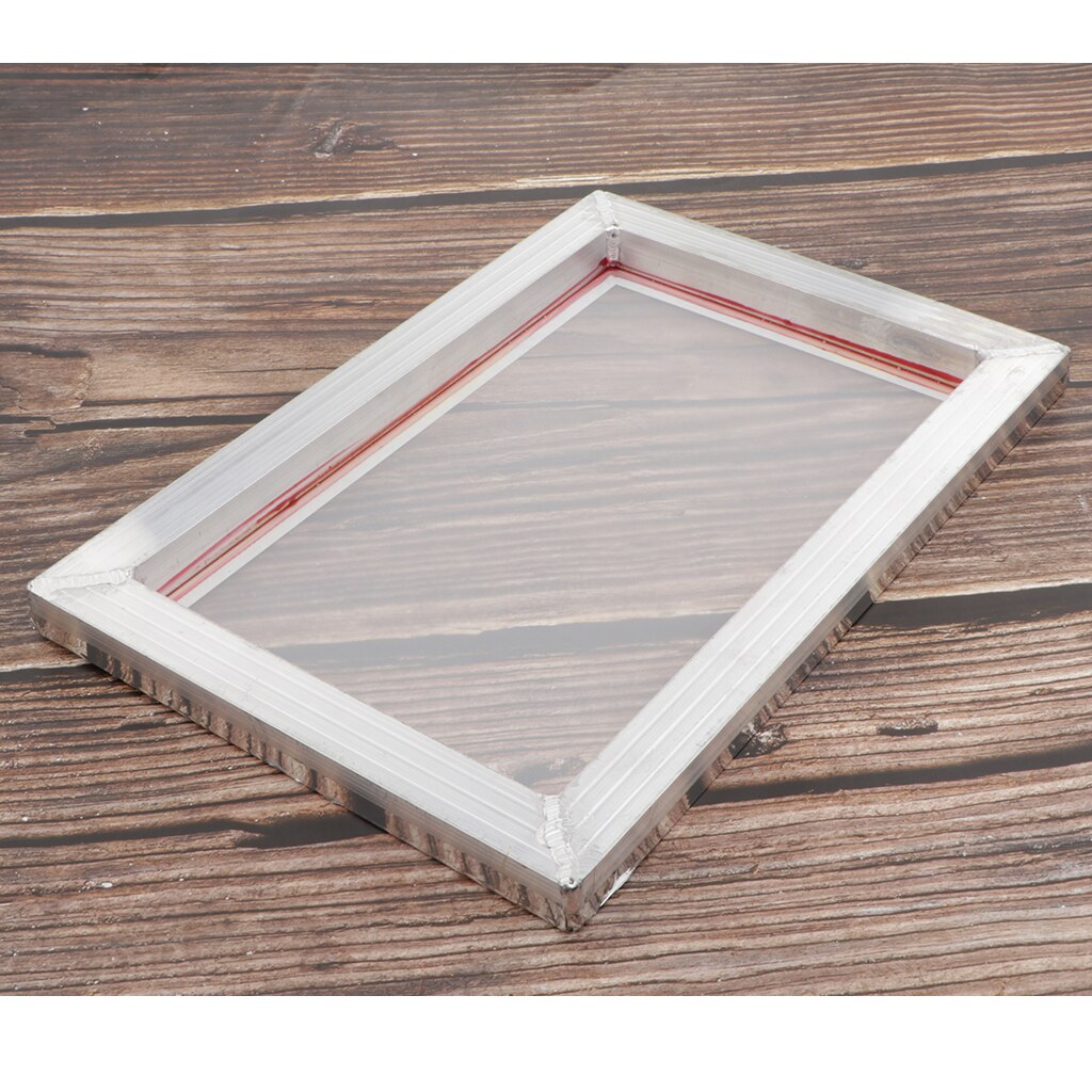 Pre-Stretched Aluminum Silk Screen Printing Frame with 43 tpi White Mesh