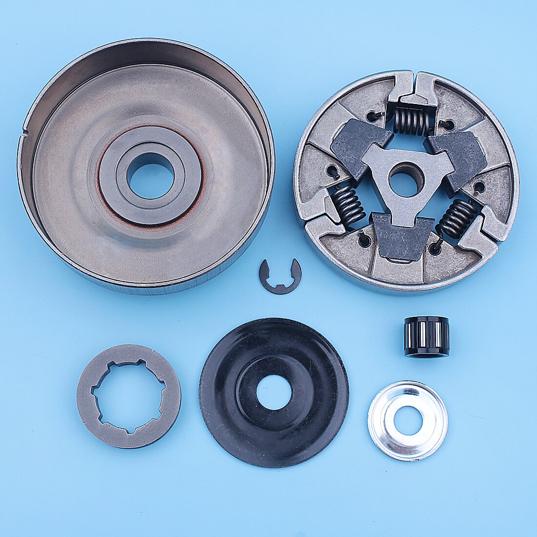 3/8"-7 Clutch Drum Rim Sprocket Kit For Stihl MS660 066 064 MS640 MS661 MS 660 640 Chainsaw Replacement Spare Parts