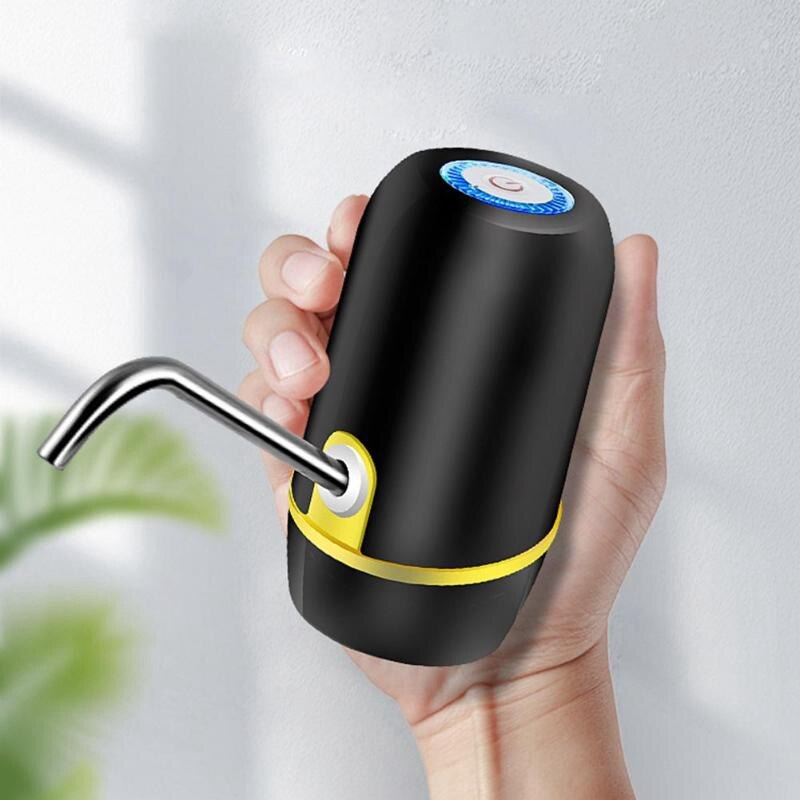 Usb Wireless Smart Electric Water Pump Dispenser Bottle Portable Beverage Suction Automatic Suction Pump For Home Travel White