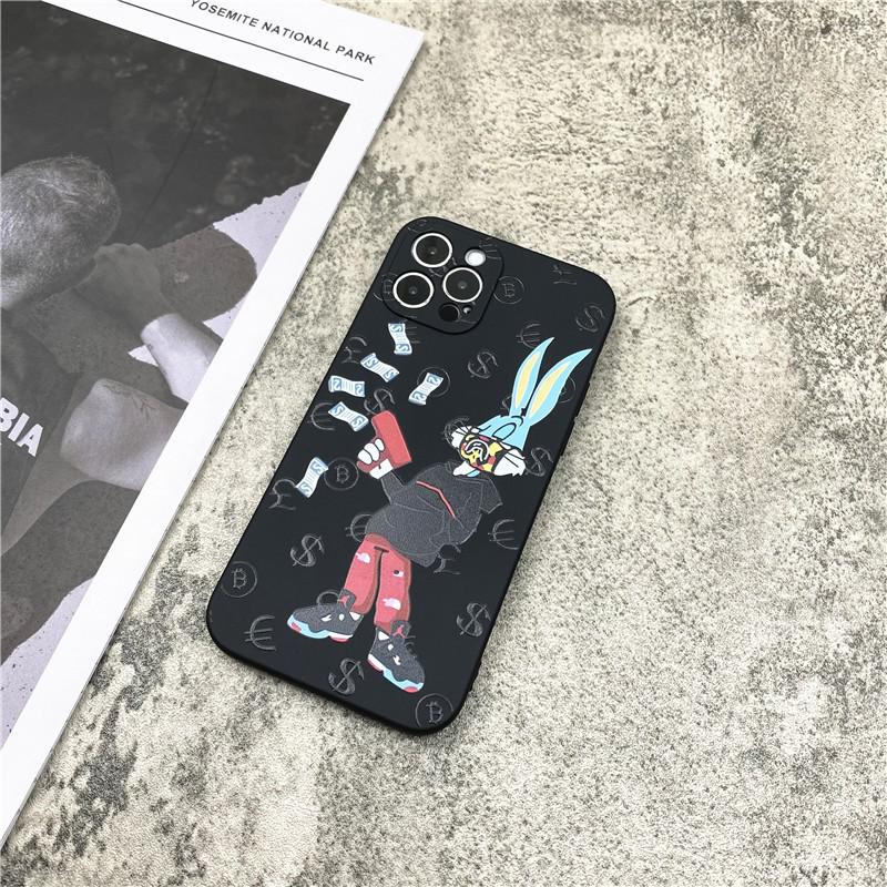 Trend Bunny miękki futerał na iPhone 11 12 Pro Max mini 7 8 6 6S Plus XR X XS MAX se silikonowy futerał na telefon luksusowa moda funda capa: For Iphone 12 mini