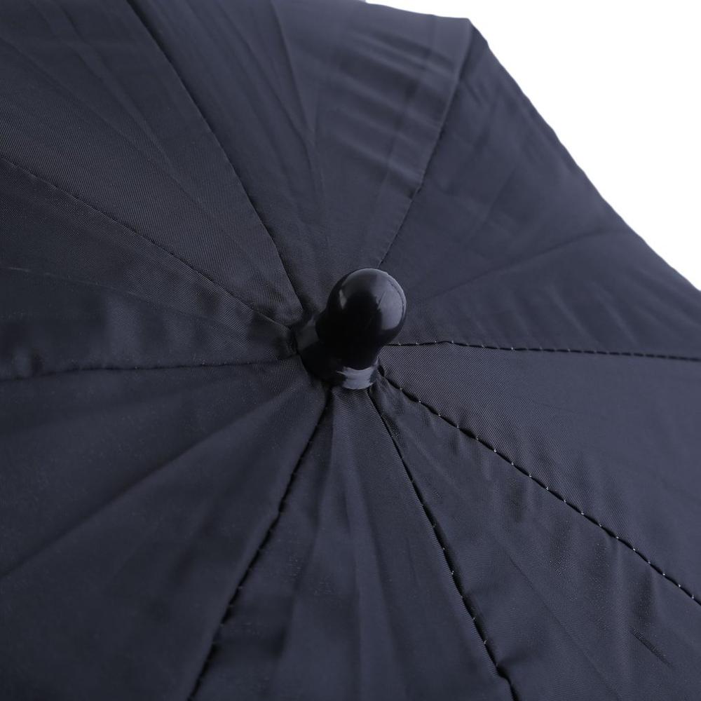 83cm Photo Studio Video Flash Light Umbrella Portable Black Silver Photography Reflective Reflector For Indoor Outdoor Shooting