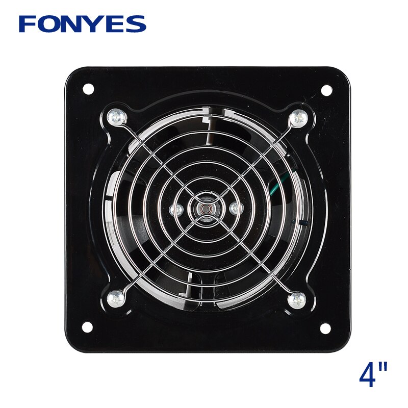 4 inch mini wall fan bathroom exhaust fan booster fan window extractor metal ventilator ventilation fan 100mm 220V