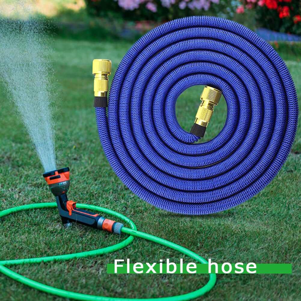 17/25/50/75FT Outdoor Garden Watering Hose Expandable Car Wash Telescopic Magic Flexible Hoses Pipe Multifunctional Garden Hose