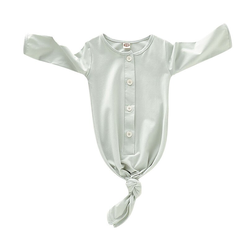 0-12 M Baby Baby Jongen Meisje Slaap Kleding Gestreepte Knoppen Slaap Zak Leuke Lange Mouwen Slapen zak Kindje Katoenen Nachtkleding: D