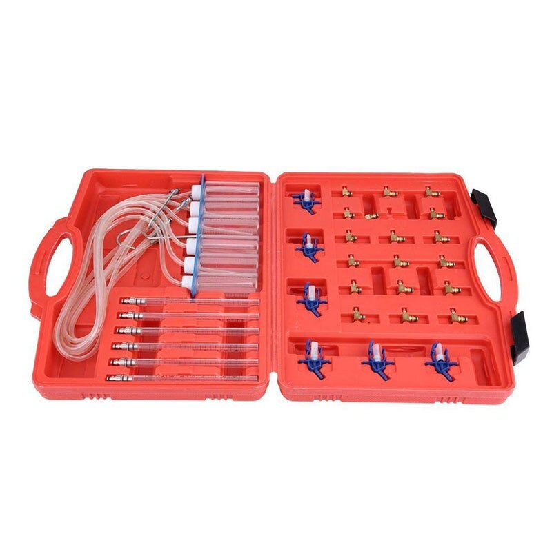 Car Cylinde Diesel Injector Tester Flow Meter Adaptor Kit Common Rail Leak Off Tester Automotivo Auto Inject Detection Tool