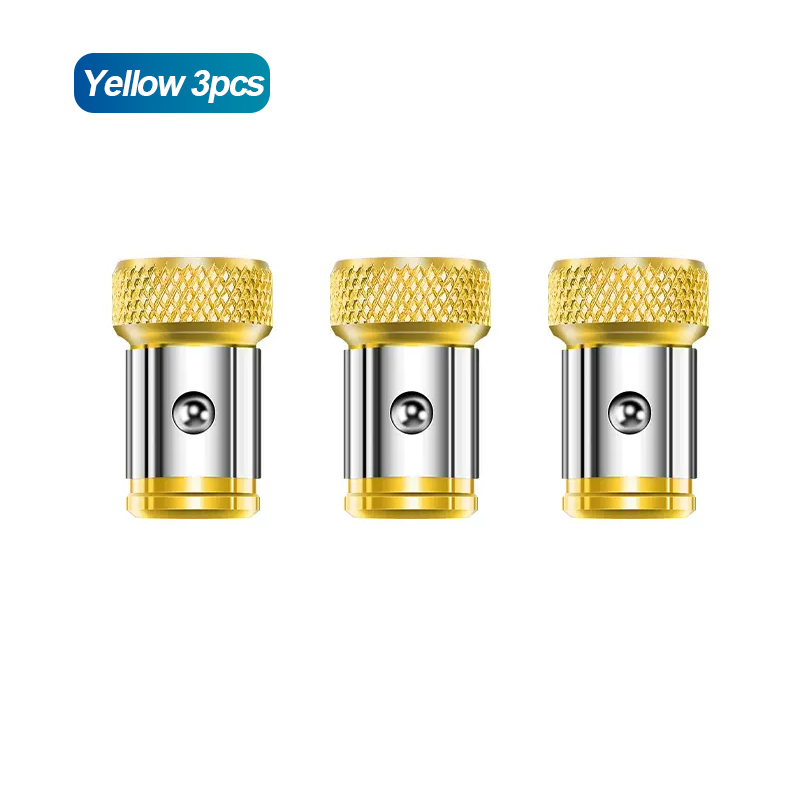 Magnetische schroefring Metalen bit Sterke magnetiseurringschroef Magnetische houders voor 1/4 inch/6,35 mm schroevendraaier Krachtige bits: Goud