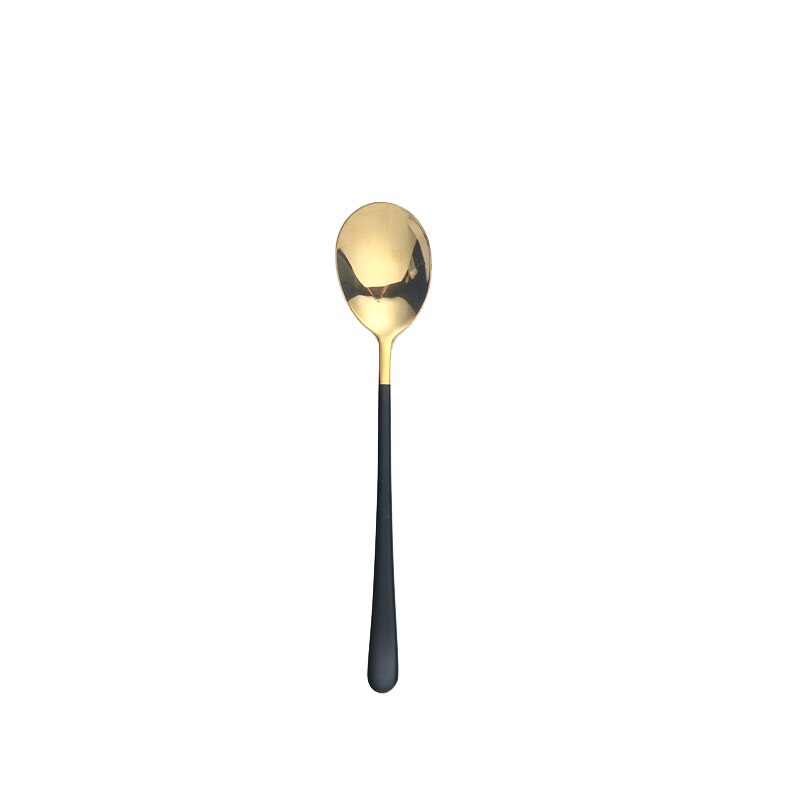 Spklifey Bestek Set Servies Set Goud Bestek Servies Roestvrij Stalen Lepel Vork Lepel Servies Keuken Lepel en Vork Set: tea spoon 1 pec