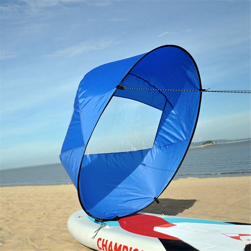 Kit de voile de vent de bateau de 42 pouces Kit de voile pliable de bateau de Kayak